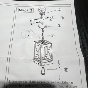 Farmhouse Black Pendent Light Ceiling Dining Room